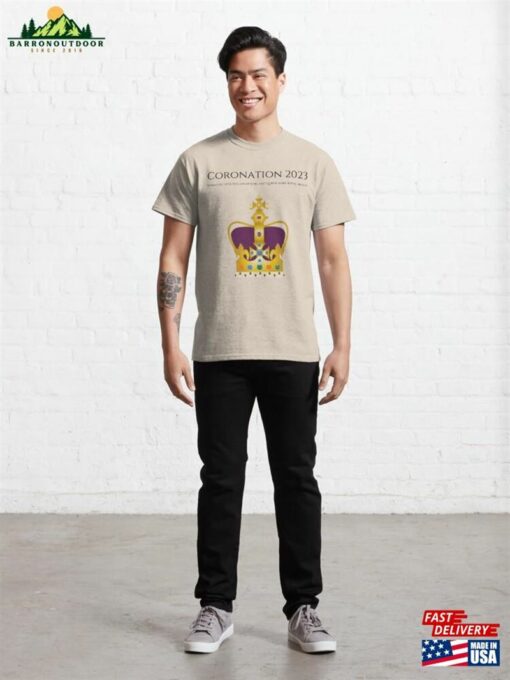 Coronation 2023 When Life Gives You A New King And Queen Make Royal Merch Emoji Classic T-Shirt Unisex