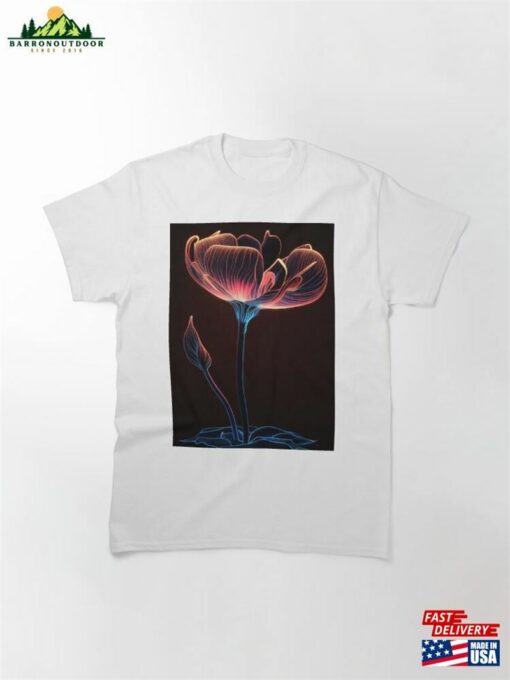 Cosmic Flower Glow Classic T-Shirt Hoodie