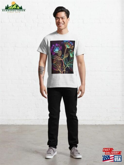 Cosmic Flower Glow Classic T-Shirt Sweatshirt Hoodie