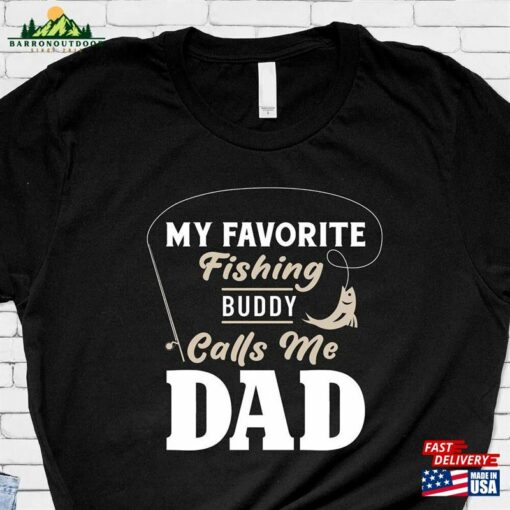 Custom Fishing Shirt Gift For Dad Fisherman T-Shirt Sweatshirt Classic