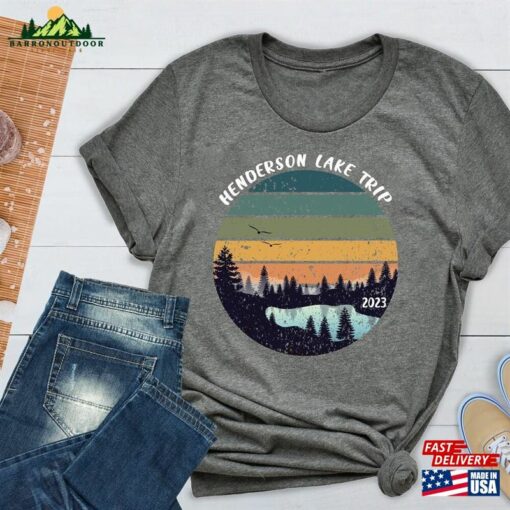 Custom Lake Trip Shirt Personalized Family Matching Vacation 2023 T Unisex Classic