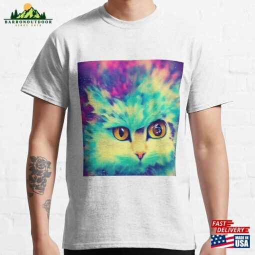 Cute Cat Miaw 218 Classic T-Shirt Unisex