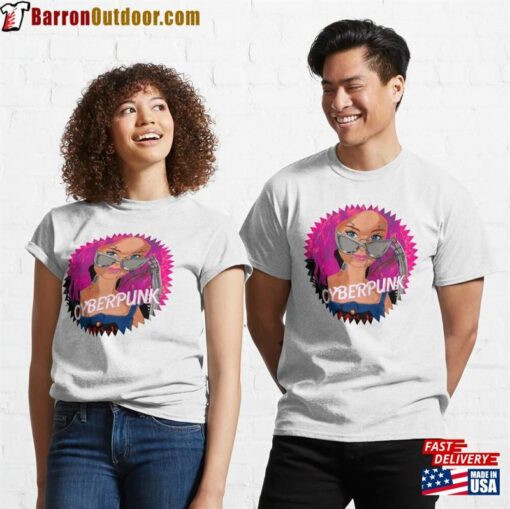 Cyberpunk Barbie Starburst Classic T-Shirt Unisex Sweatshirt