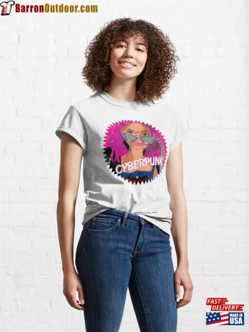 Cyberpunk Barbie Starburst Classic T-Shirt Unisex Sweatshirt