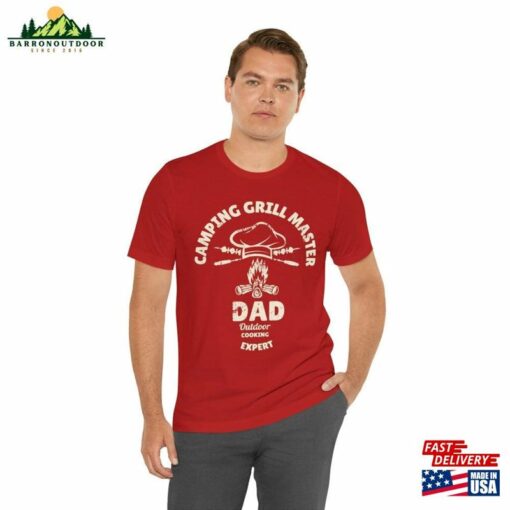 Dad Camping Grill Master Bbq Tee Male Hiking Expert Outdoor Cooking Top Oversized Rough Campfire Image Statement T-Shirt Hoodie Unisex