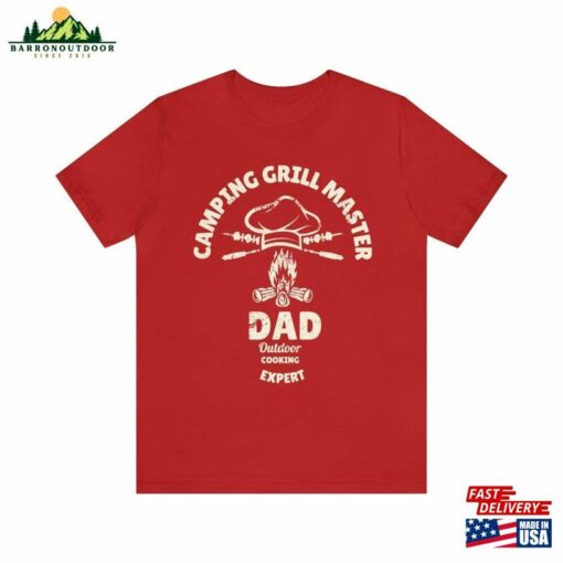 Dad Camping Grill Master Bbq Tee Male Hiking Expert Outdoor Cooking Top Oversized Rough Campfire Image Statement T-Shirt Hoodie Unisex