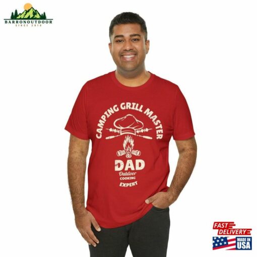 Dad Camping Grill Master Bbq Tee Male Hiking Expert Outdoor Cooking Top Oversized Rough Campfire Image Statement T-Shirt Hoodie Unisex