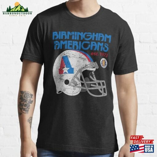 Distressed Birmingham Americans Helmet Essential T-Shirt Unisex