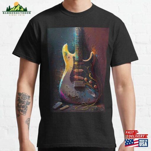 Electric Guitar Instrument Classic T-Shirt Unisex