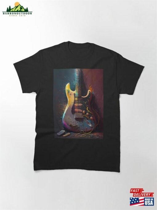 Electric Guitar Instrument Classic T-Shirt Unisex