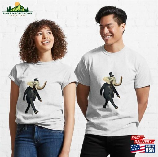 Elegant Elephant In Tuxedo Classic T-Shirt Hoodie