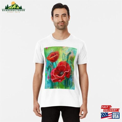 Ethereal Poppies #4 Premium T-Shirt Classic