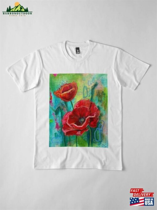 Ethereal Poppies #4 Premium T-Shirt Classic