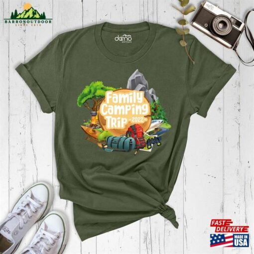 Family Camping Trip Shirt Crew Travel Hoodie T-Shirt