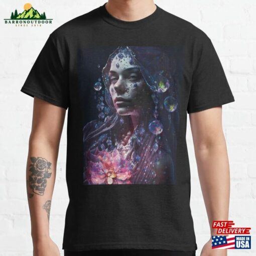 Fantasy Woman Witch Classic T-Shirt Sweatshirt