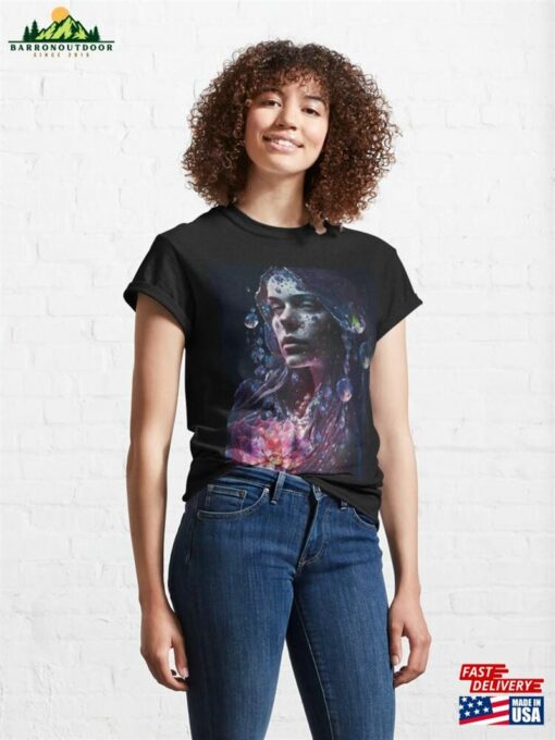 Fantasy Woman Witch Classic T-Shirt Sweatshirt