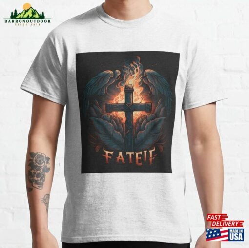 Fateif Future Art The Cross Design Classic T-Shirt