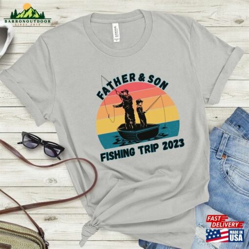 Father Son Fishing Shirt Matching Classic Sweatshirt