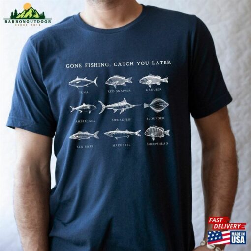 Fish Shirt Fishing Dad Gift For Husband Father’s Day Fisherman 12336 Unisex Classic