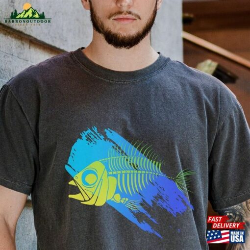 Fish Skeleton T-Shirt Fun For Him Classic Unisex