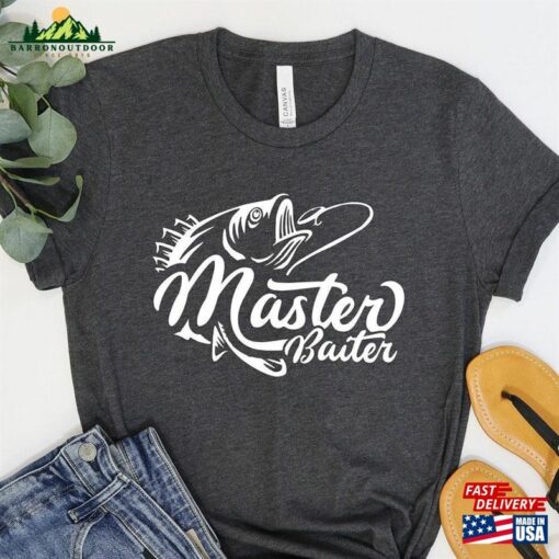 Fisherman Gift Master Baiter Shirt For Dad Hoodie Unisex