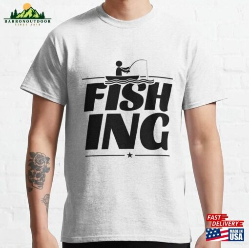 Fishing Boat Angler Classic T-Shirt Hoodie