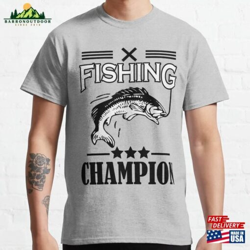 Fishing Champion Cool Design Hook And Bass T-Shirt Hoodie