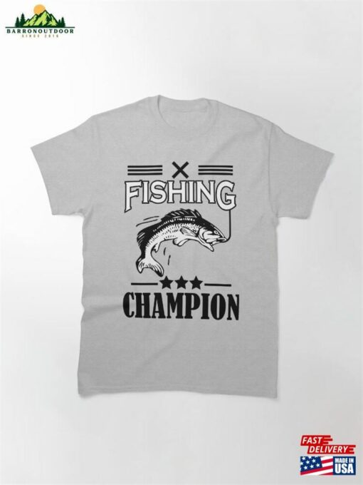 Fishing Champion Cool Design Hook And Bass T-Shirt Hoodie