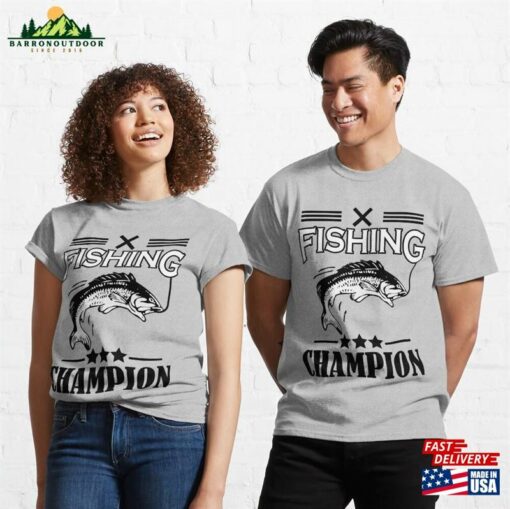 Fishing Champion Cool Design Hook And Bass T-Shirt Hoodie