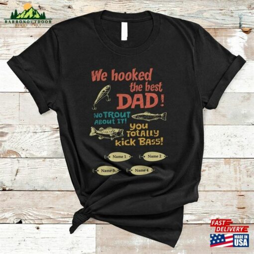 Fishing Custom T-Shirt Dad Personalized Shirt Sweatshirt