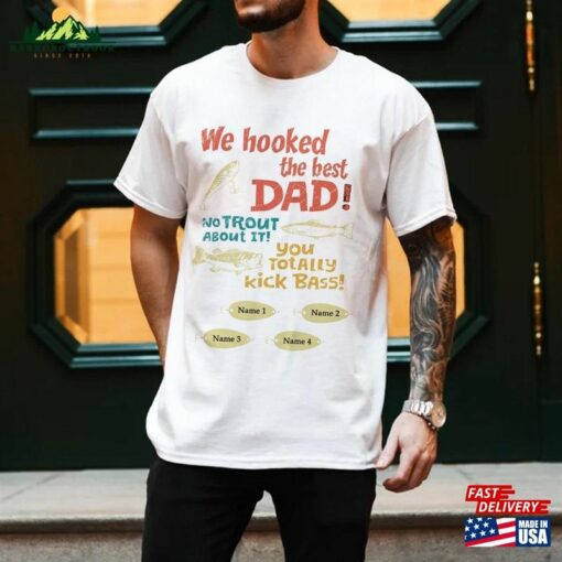 Fishing Custom T-Shirt Dad Personalized Shirt Sweatshirt