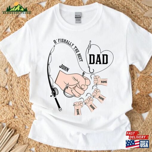 Fishing Gift For Man Personalized Shirt Dad Grandpa T-Shirt Sweatshirt