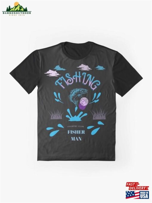 Fishing Man Graphic T-Shirt Sweatshirt Classic