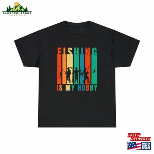 Fishing Shirt Hobby Tshirt Is My T Gift Go Angling Trawling Catching Fish Rod Unisex Hoodie