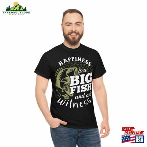 Fishing T-Shirt Shirt Gift For Husband Classic Unisex