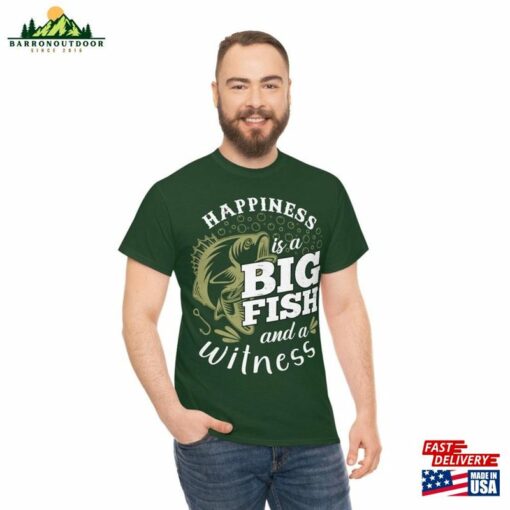 Fishing T-Shirt Shirt Gift For Husband Classic Unisex