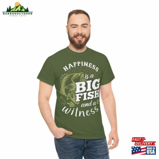 Fishing T-Shirt Shirt Gift For Husband Classic Unisex