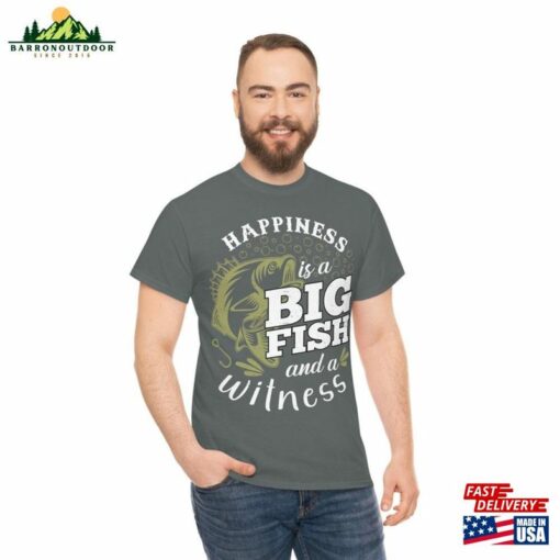 Fishing T-Shirt Shirt Gift For Husband Classic Unisex