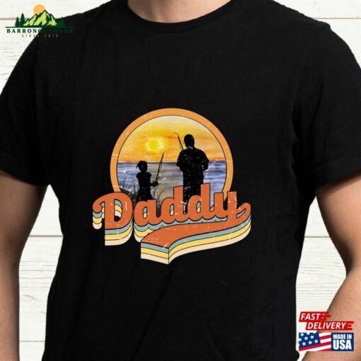 Fishing With Kid Daddy T-Shirts Shirt Husband Gift T-Shirt Classic