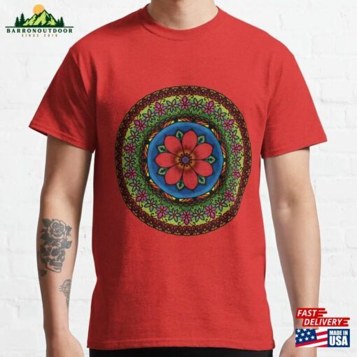 Flower Of Victory Mandala Classic T-Shirt Hoodie