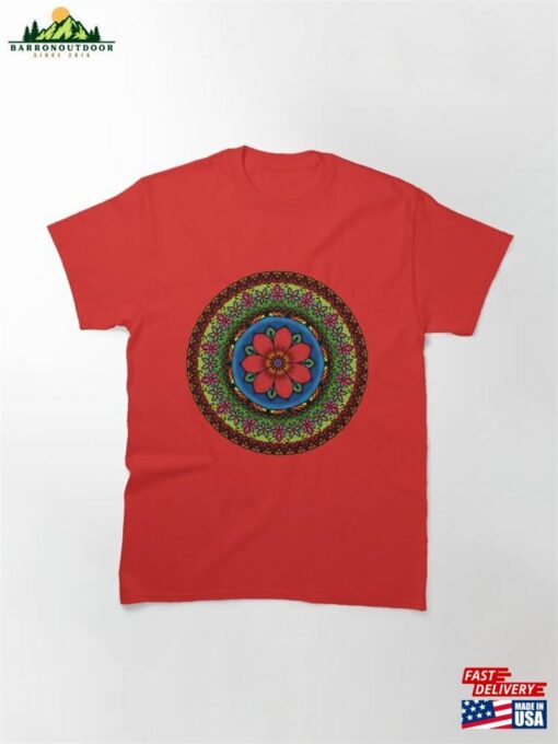 Flower Of Victory Mandala Classic T-Shirt Hoodie