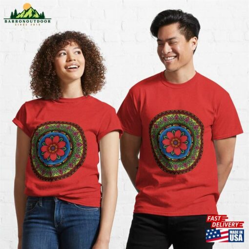 Flower Of Victory Mandala Classic T-Shirt Hoodie