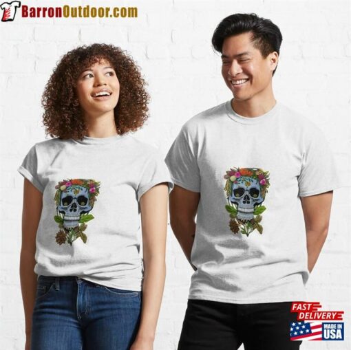 Flower Skull Classic T-Shirt Hoodie