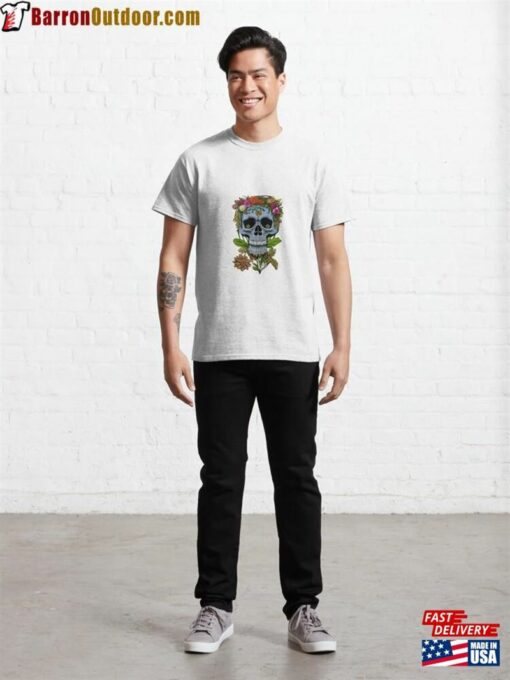 Flower Skull Classic T-Shirt Hoodie