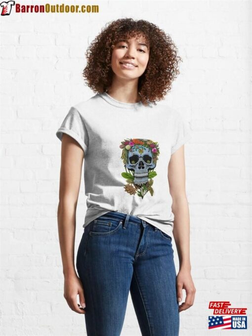 Flower Skull Classic T-Shirt Hoodie