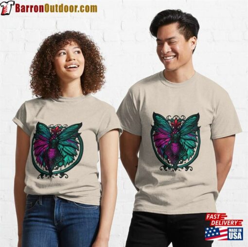 Fluttering Beauty An Illustration Of A Stunning Moth Classic T-Shirt Sweatshirt Unisex