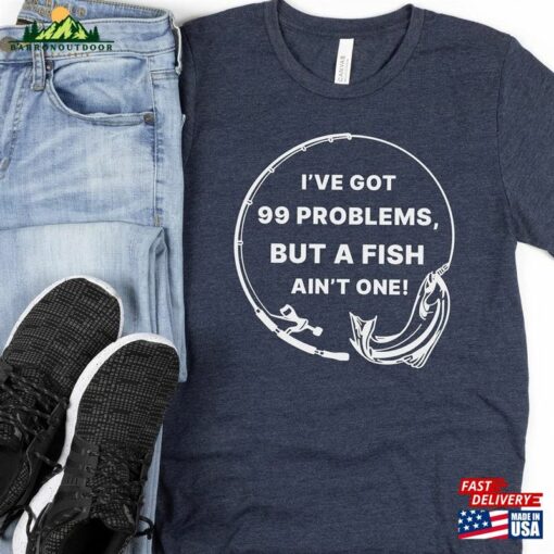 Funny Fishing T-Shirt Fisherman Apparel Classic