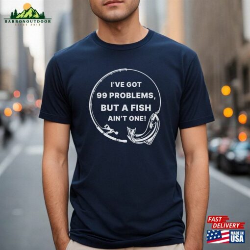 Funny Fishing T-Shirt Fisherman Apparel Classic