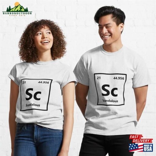 Funny Periodic Table Element Scandium Classic T-Shirt Sweatshirt Hoodie