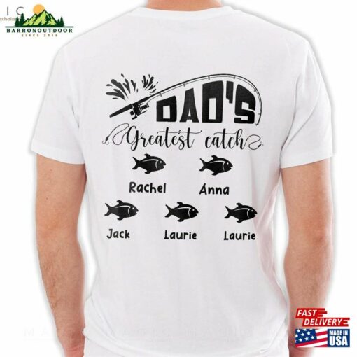 Gift For Dad Fishing Shirt Personalized Father Hoodie Classic